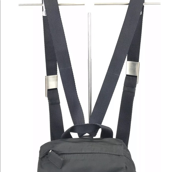 Prada backpack nylon black used 272-10-o - Picture 8 of 16